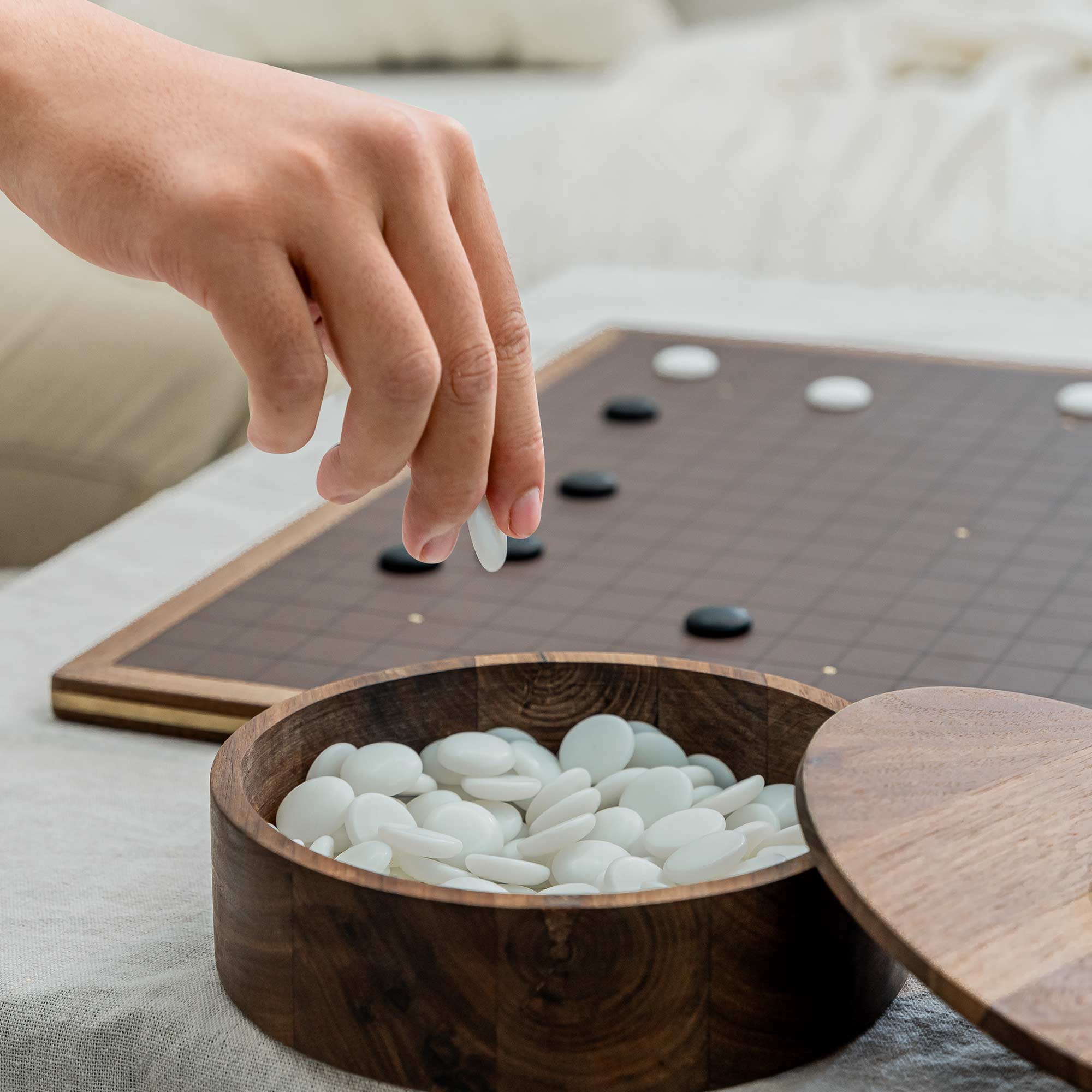 Wooden Go Game Set