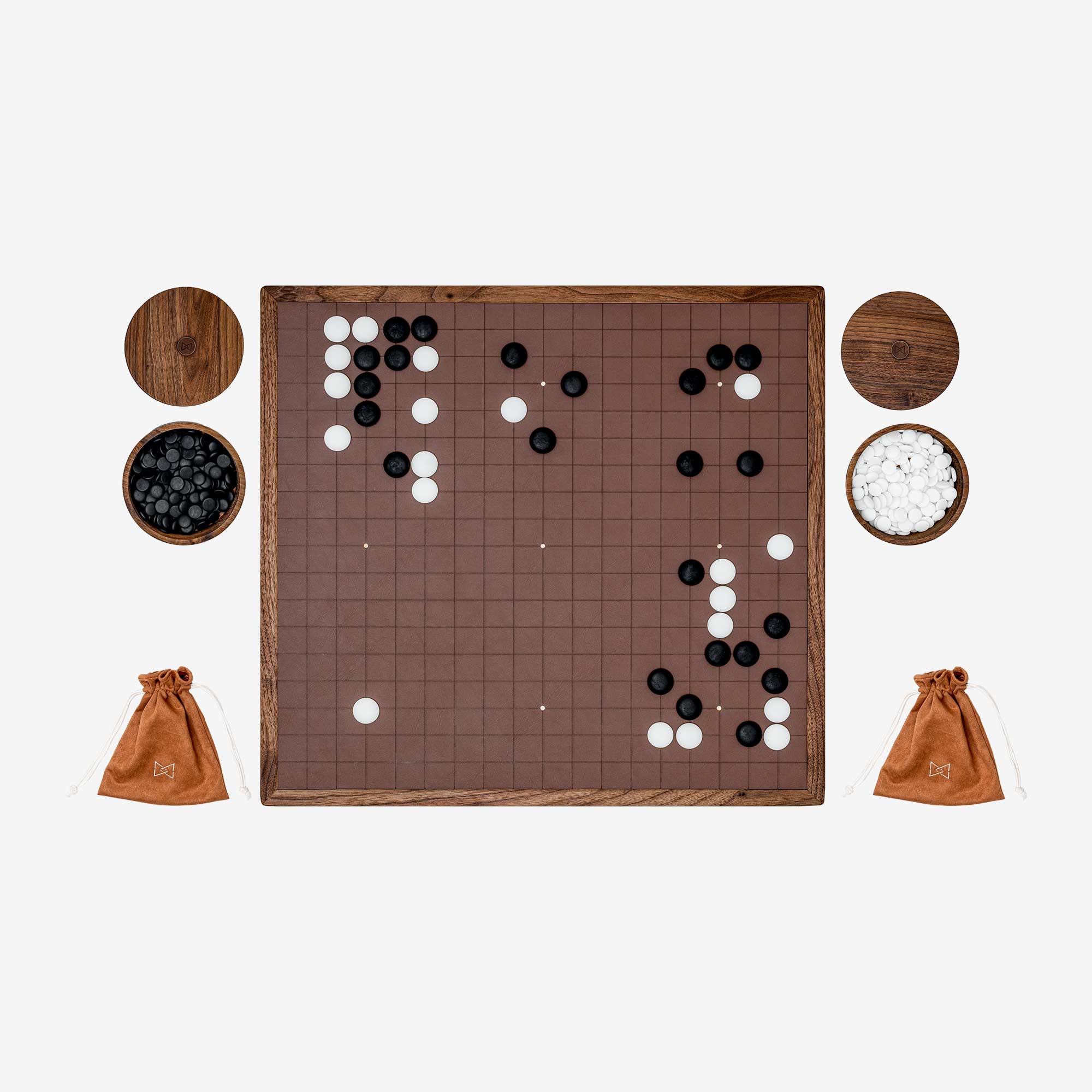 Wooden Go Game Set